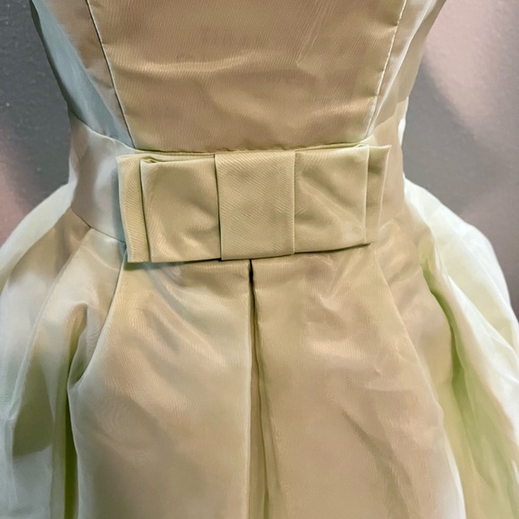 Vintage Lorrie Deb Fit and Flare Mint Green Dress - Picture 2 of 7